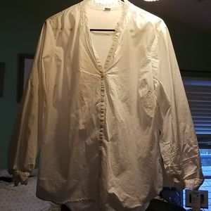 Old Navy Lace Neck Top